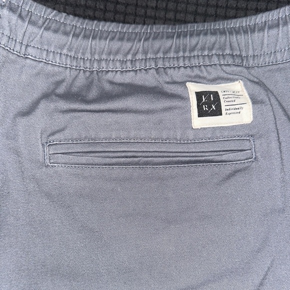 LIMITED TIME $5 ITEM!! Lira Light Blue Gray Men's Drawstring Shorts - Picture 4 of 4